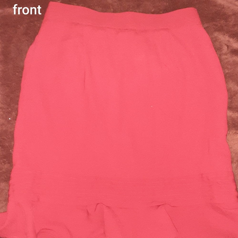 Red j.w. treci skirt